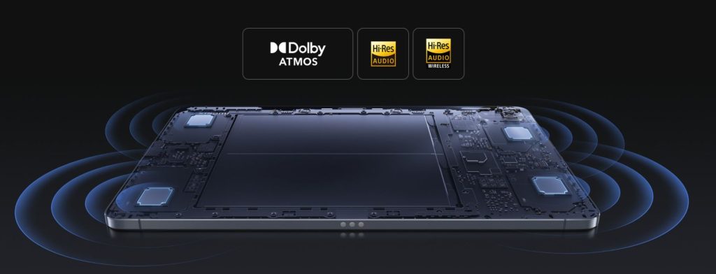 Xiaomi Pad 5 ลำโพงสี่ตัวแบบจุใจ