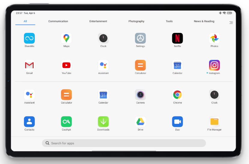 ระบบปฏิบัติการ MIUI สำหรับ Pad